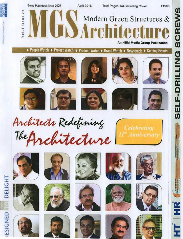 Modern Green Structures Architecture - April 2016. Vol 10 Issue 01.