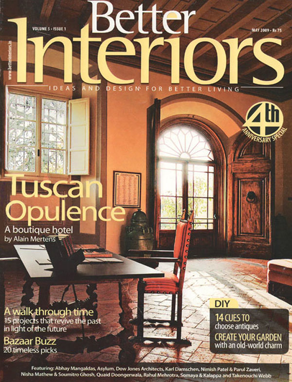 Better Interiors - May 2009. Vol. 5  Issue 1.