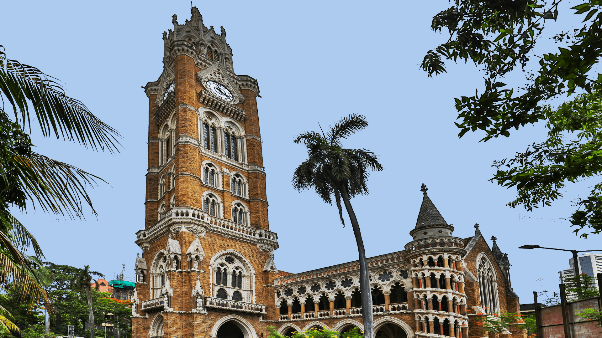 Rajabai Clock Tower and Mumbai University Library Building Mumbai